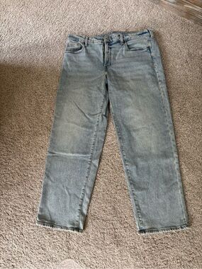 Old Navy High Rise OG Loose Jeans 
NWT Wide Leg Light Blue
